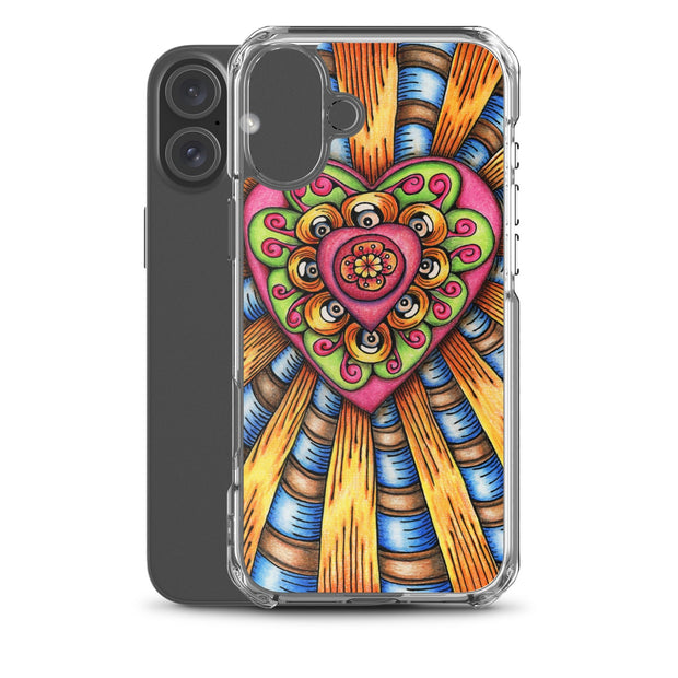 Bursting Heart Clear Case for iPhone® - Martin K Designs