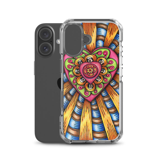 Bursting Heart Clear Case for iPhone® - Martin K Designs