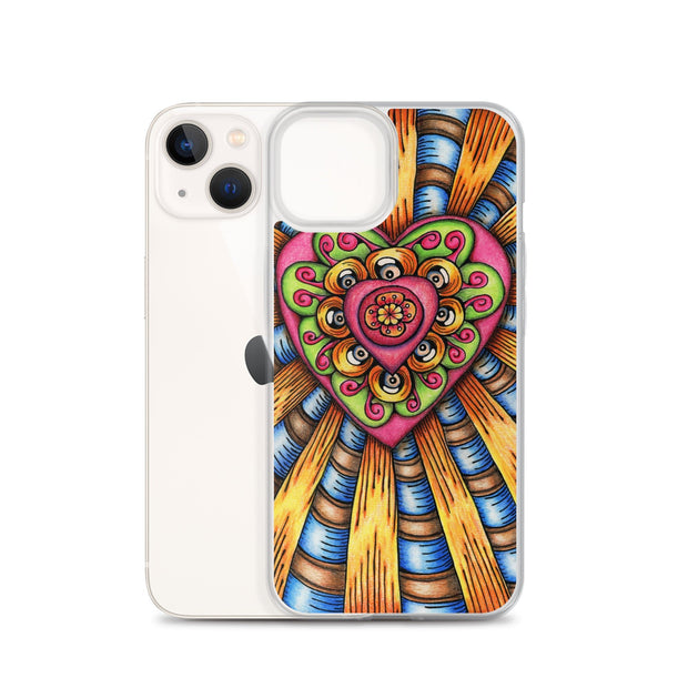 Bursting Heart Clear Case for iPhone® - Martin K Designs