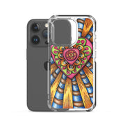 Bursting Heart Clear Case for iPhone® - Martin K Designs