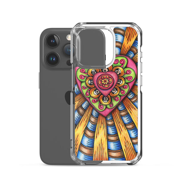 Bursting Heart Clear Case for iPhone® - Martin K Designs