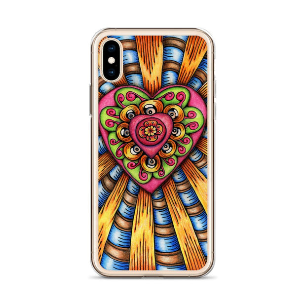 Bursting Heart Clear Case for iPhone® - Martin K Designs
