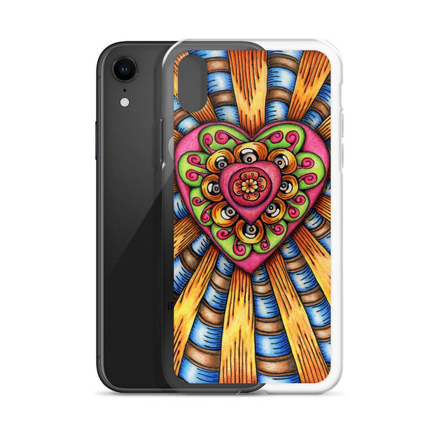 Bursting Heart Clear Case for iPhone® - Martin K Designs