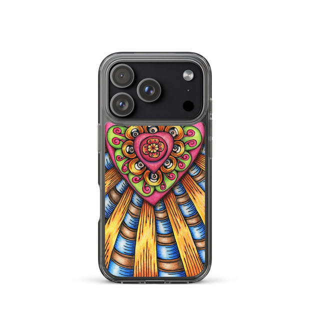 Bursting Heart Clear Case for iPhone® - Flowstate Apparel