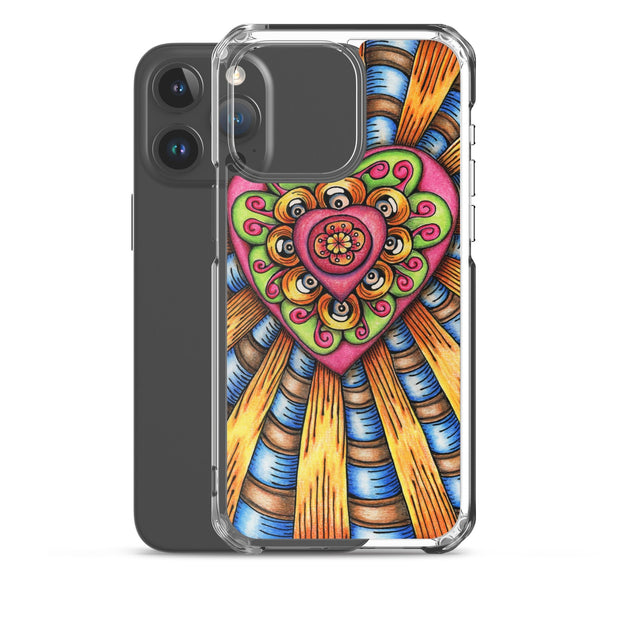 Bursting Heart Clear Case for iPhone® - Martin K Designs