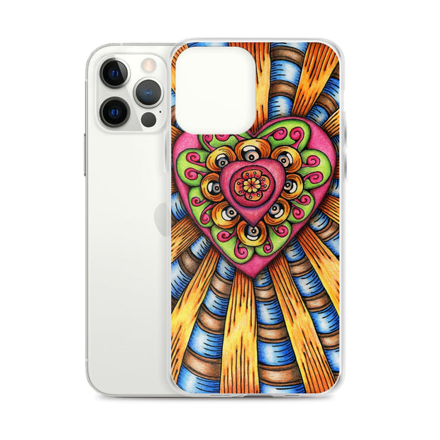 Bursting Heart Clear Case for iPhone® - Martin K Designs
