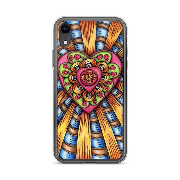 Bursting Heart Clear Case for iPhone® - Martin K Designs