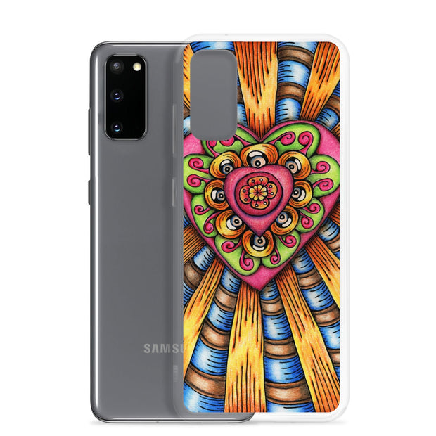 Bursting Heart Clear Case for Samsung® - Martin K Designs