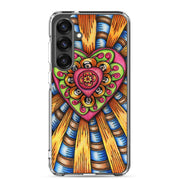 Bursting Heart Clear Case for Samsung® - Martin K Designs