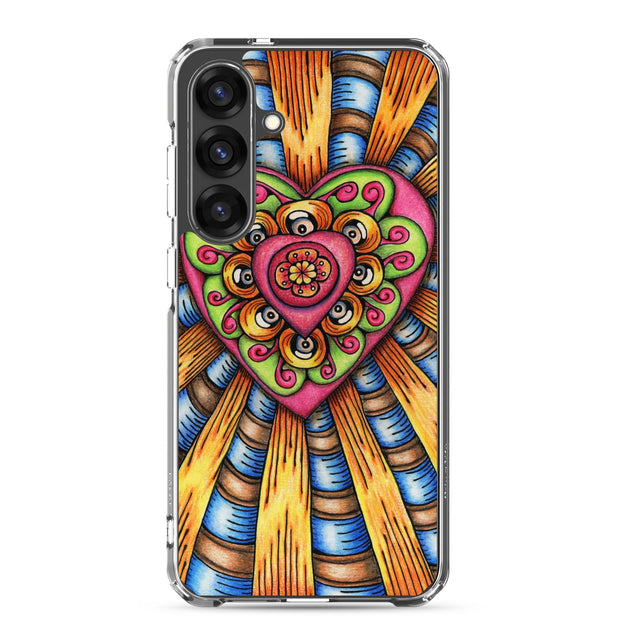 Bursting Heart Clear Case for Samsung® - Martin K Designs