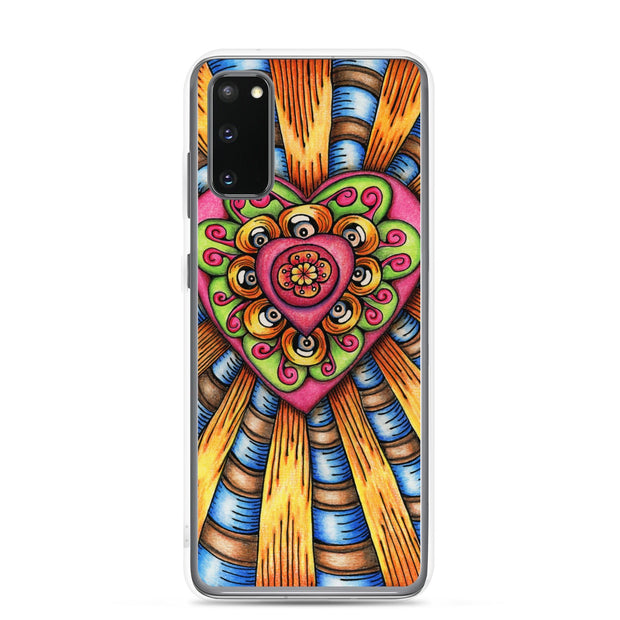Bursting Heart Clear Case for Samsung® - Martin K Designs