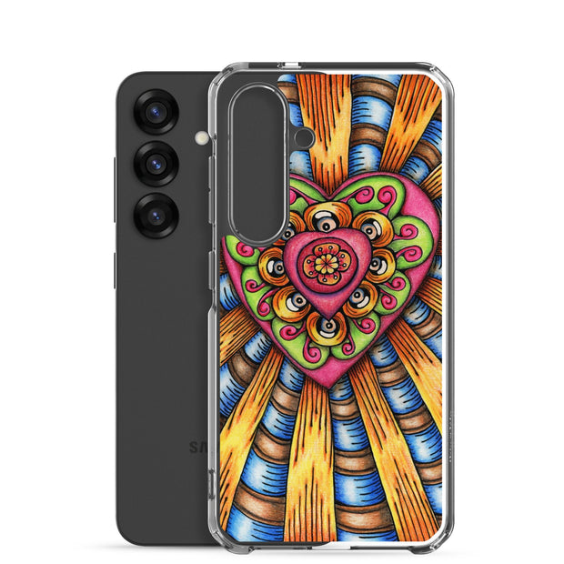 Bursting Heart Clear Case for Samsung® - Martin K Designs