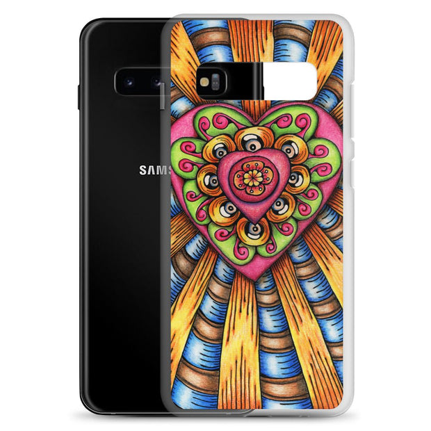 Bursting Heart Clear Case for Samsung® - Martin K Designs