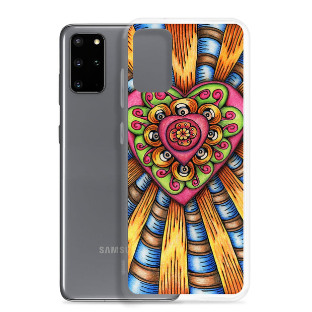 Bursting Heart Clear Case for Samsung® - Martin K Designs