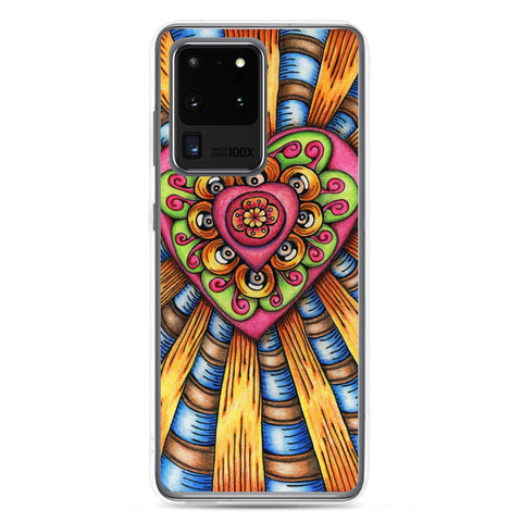 Bursting Heart Clear Case for Samsung® - Martin K Designs