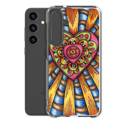 Bursting Heart Clear Case for Samsung® - Martin K Designs