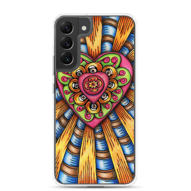 Bursting Heart Clear Case for Samsung® - Martin K Designs