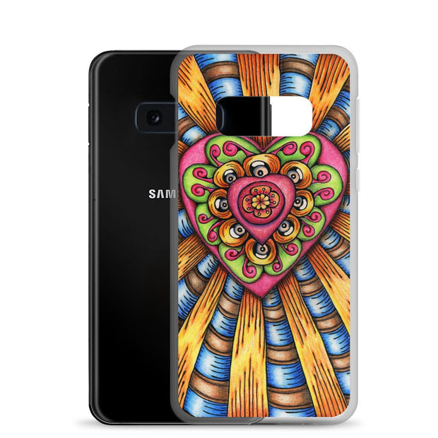 Bursting Heart Clear Case for Samsung® - Martin K Designs