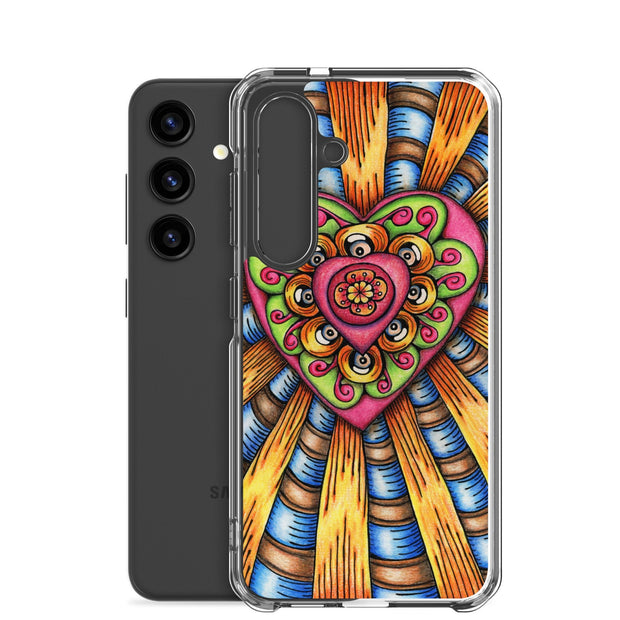 Bursting Heart Clear Case for Samsung® - Martin K Designs