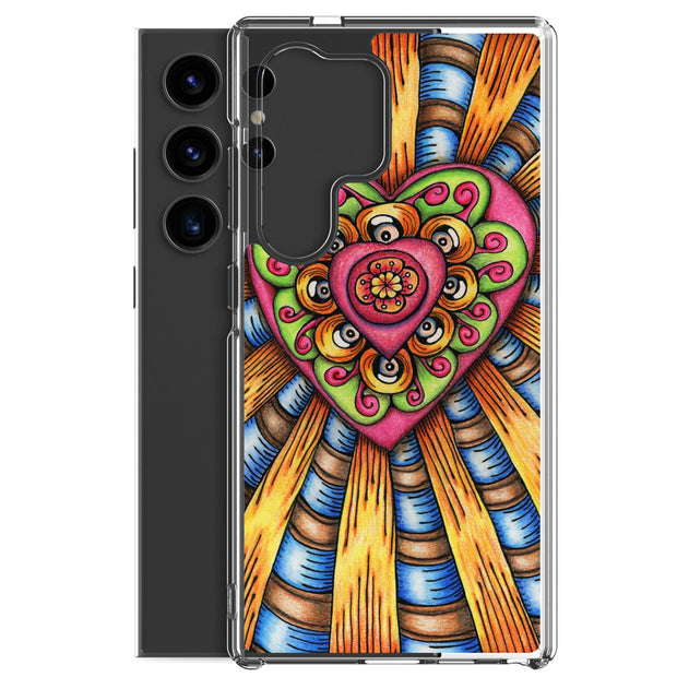 Bursting Heart Clear Case for Samsung® - Martin K Designs
