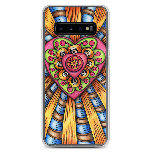 Bursting Heart Clear Case for Samsung® - Martin K Designs