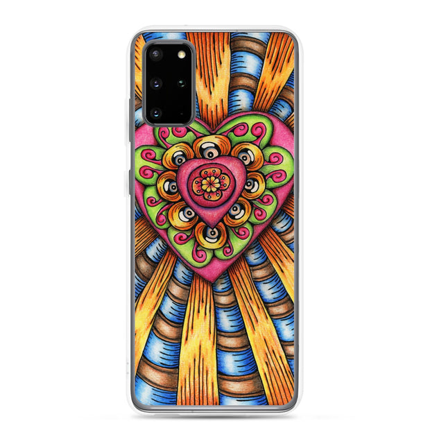 Bursting Heart Clear Case for Samsung® - Martin K Designs