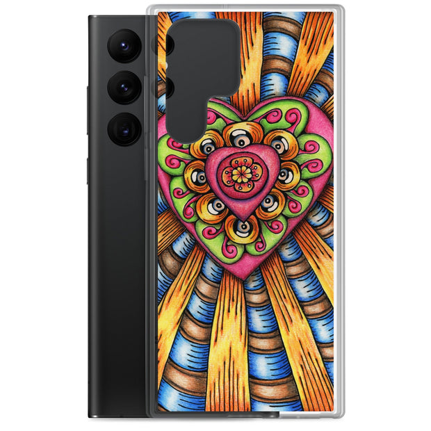 Bursting Heart Clear Case for Samsung® - Martin K Designs