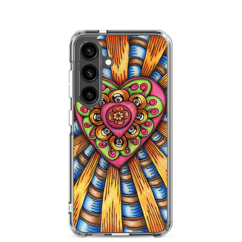 Bursting Heart Clear Case for Samsung® - Martin K Designs