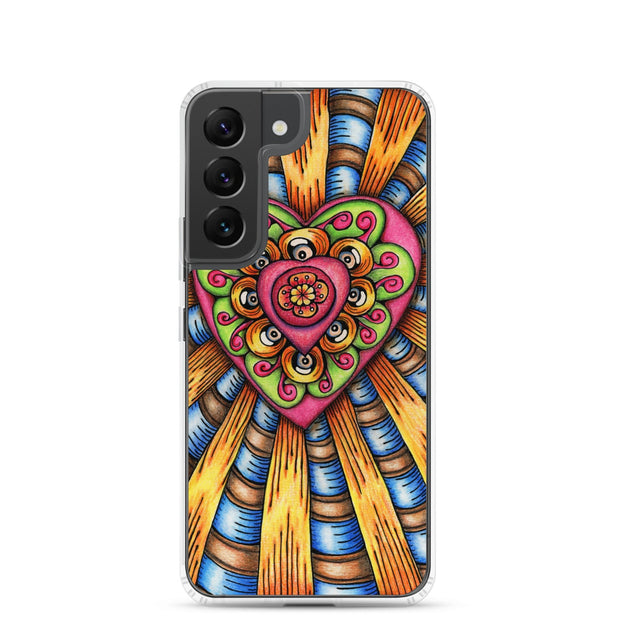Bursting Heart Clear Case for Samsung® - Martin K Designs