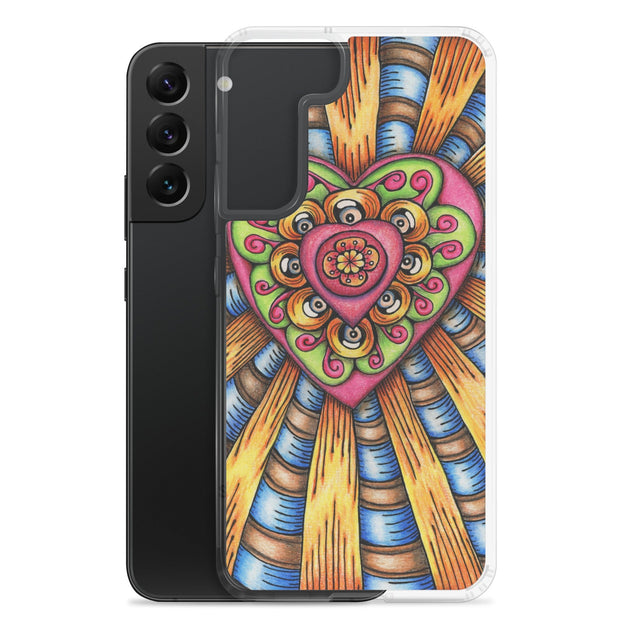 Bursting Heart Clear Case for Samsung® - Martin K Designs