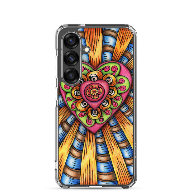 Bursting Heart Clear Case for Samsung® - Martin K Designs