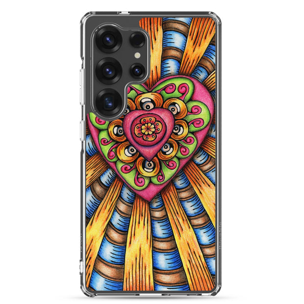 Bursting Heart Clear Case for Samsung® - Martin K Designs