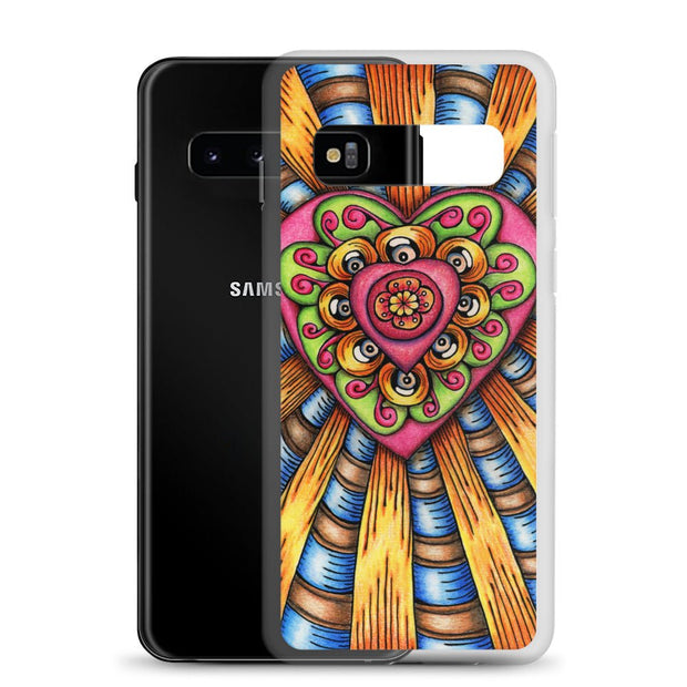 Bursting Heart Clear Case for Samsung® - Martin K Designs