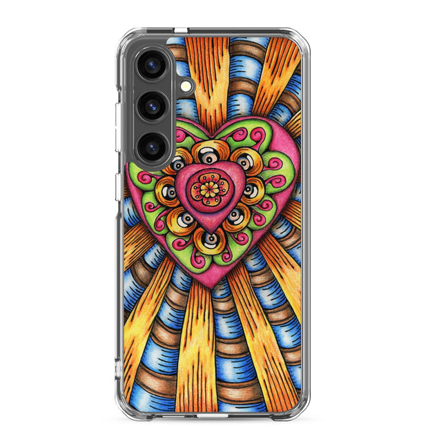 Bursting Heart Clear Case for Samsung® - Martin K Designs