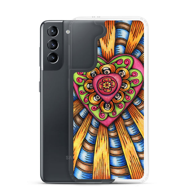 Bursting Heart Clear Case for Samsung® - Martin K Designs