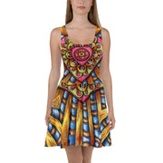 Bursting Heart Skater Dress - Martin K Designs