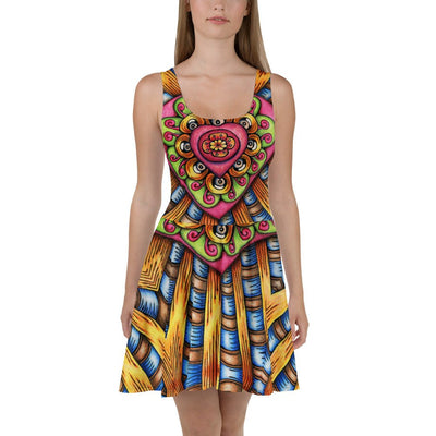 Bursting Heart Skater Dress - Martin K Designs