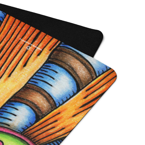 Bursting Heart Yoga mat - Martin K Designs