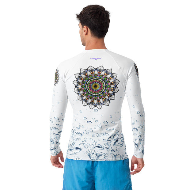 Calming Mandala Men's Rash Guard - Martin K Designs