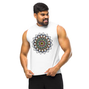 Calming Mandala Unisex Muscle Shirt - Martin K Designs