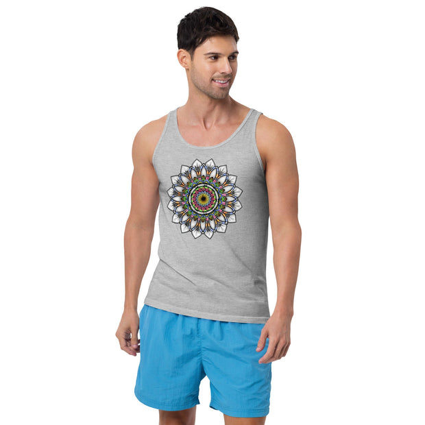 Calming Mandala Unisex Tank Top - Martin K Designs
