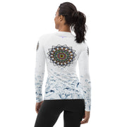 Calming Mandala Women's Rash Guard - Martin K Designs
