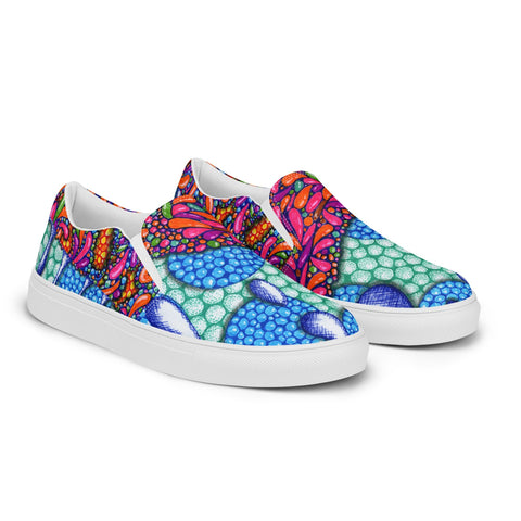 Candyland women’s slip - on canvas shoes - Flowstate Apparel