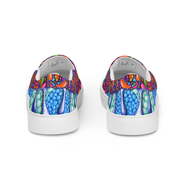Candyland women’s slip - on canvas shoes - Flowstate Apparel