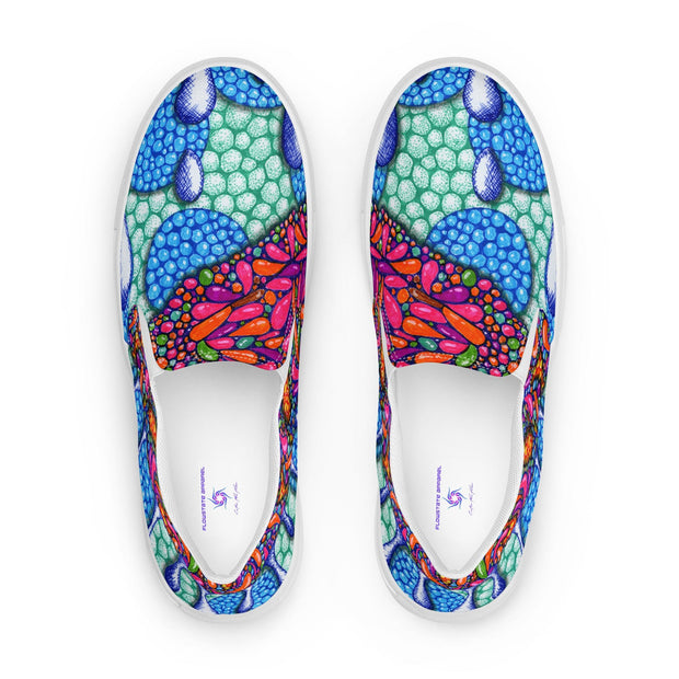 Candyland women’s slip - on canvas shoes - Flowstate Apparel