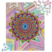 Circus Mandala Jigsaw Puzzle - Martin K Designs