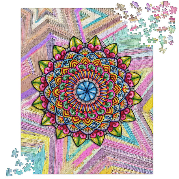 Circus Mandala Jigsaw Puzzle - Martin K Designs