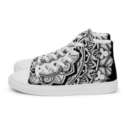 Club Mandala Men’s high top canvas shoes - Martin K Designs