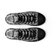 Club Mandala Men’s high top canvas shoes - Martin K Designs