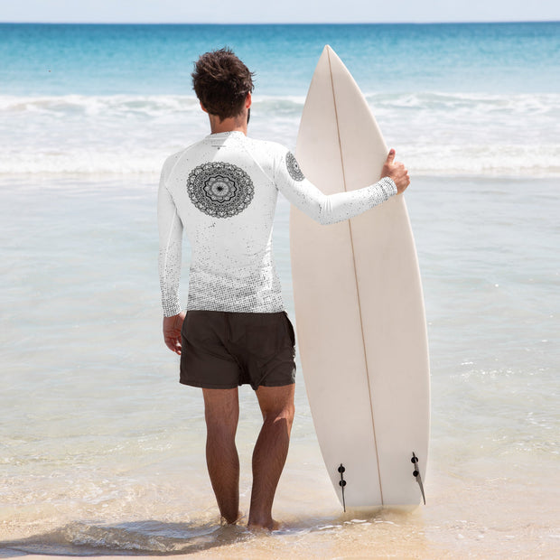 Club Mandala Men's Rash Guard - Martin K Designs